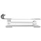 Durable Universal Adjustable Tablet Stand Rise, Adjustable Height and Tilt, Silver