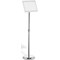Durable Floor Stand with Aluminium Snap Frame, A4, Silver