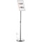 Durable Floor Stand with Aluminium Snap Frame, A4, Silver