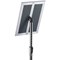 Durable Floor Stand with Aluminium Snap Frame, A4, Silver