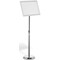 Durable Floor Stand with Aluminium Snap Frame, A3, Silver