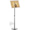 Durable Floor Stand with Aluminium Snap Frame, A3, Silver