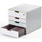 Durable Varicolor Mix Safe 4 Drawer Storage Organiser A4+