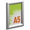 Durable Aluminium Snap Frame Notice Holder A5 Silver