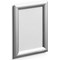 Durable Aluminium Snap Frame Notice Holder A5 Silver