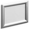 Durable Aluminium Snap Frame Notice Holder A5 Silver