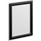 Durable Aluminium Snap Frame Notice Holder A4 Black