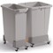 Durable 60L Linkable Bin Trolley Modular Waste Trolley For Durabin Bins 334037