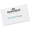 Durable Name Badges, Pin, 90x54mm, Pack of 50