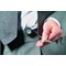 Durable Badge Reel with Ring Fastener & Retractable Cord, Black, Pack of 10