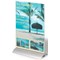 Durable Acrylic Aluminium Stand Sign Holder A4