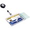 Durable Dual Security Badge Holder with Name Badge & 800mm Reel, Pack of 10