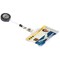 Durable Security Pass Holder with Badge Reel, 54x85mm, Clear, Pack of 10
