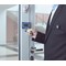 Durable Security Pass Holder with Badge Reel, 54x85mm, Clear, Pack of 10