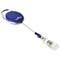 Durable Badge Reel, Blue, Pack of 10