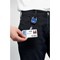 Durable Badge Reel, Blue, Pack of 10