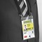 Durable Name Badges with Necklace, A6, Black, Pack of 10