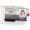 Durable Duo Pushbox Security Pass Holder, 57x87mm, Clear, Pack of 10