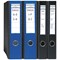 Durable Ordofix Self-adhesive PVC Spine Labels for Lever Arch File, Blue, Pack of 10