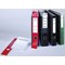 Durable Ordofix Self-adhesive PVC Spine Labels for Lever Arch File, Red, Pack of 10