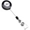 Durable Badge Reel, 850mm, Charcoal, Pack of 10