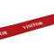 Durable Necklace Printed 'Visitor' with Safety Closure, Red, Pack of 10