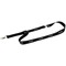 Durable Necklace Printed 'Staff' with Safety Closure, Black, Pack of 10