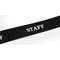 Durable Necklace Printed 'Staff' with Safety Closure, Black, Pack of 10