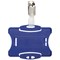 Durable Security Pass Badge Holder with Clip, 85x54mm, Blue, Pack of 25
