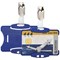 Durable Security Pass Badge Holder with Clip, 85x54mm, Blue, Pack of 25