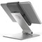 Durable Tabletop Tablet Stand, Adjustable Tilt, Silver