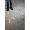 Durable Heavy Duty Adhesive Floor Marking Foot Yellow 5 Pairs 172704
