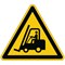 Durable Caution Forklifts Floor Sign
