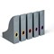 Durable Varicolor Magazine Storage Rack A4 Grey (Pack of 5)