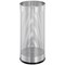 Durable Metal Umbrella Stand, 28.5 Litre, Round, Silver