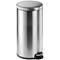 Durable Stainless Steel Soft Release Fingerproof Coating Pedal Bin, 30 Litre, Silver