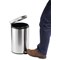 Durable Stainless Steel Soft Release Fingerproof Coating Pedal Bin, 30 Litre, Silver