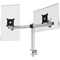Durable Monitor Mount PRO for 2 Screens Up to 27 Inch with Desk Clamp Attachment