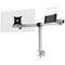 Durable Monitor Mount PRO for 1 Screen Up to 27in 1 Tablet Up to 13in + Desk Clamp Attachment