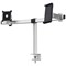 Durable Monitor Mount PRO for 1 Screen Up to 27in 1 Tablet Up to 13in + Desk Clamp Attachment