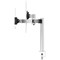 Durable Monitor Mount PRO for 1 Screen Up to 27in 1 Tablet Up to 13in + Desk Clamp Attachment
