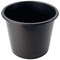 Deflecto SteriTouch Large 14L Plastic Waster Bin Black