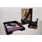 Deflecto SteriTouch Desk Tidy, 4 Compartments, Black