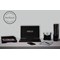 Deflecto SteriTouch Desk Tidy, 4 Compartments, Black