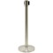 Securit Budget Barrier Pole Set with Retractable Belt Chrome/Black (Pack of 2)