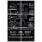Securit Square Chalkboards Frameless XXL 400x2x400mm (Pack of 6)