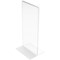 Announce Stand Up Sign Holder, 1/3 A4, Clear