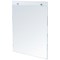 Deflecto Portrait Wall Sign Holder, A3, Clear