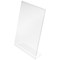 Announce Slanted Sign Holder, A4, Clear