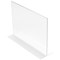 Announce Stand Up Sign Holder, A4 Landscape, Clear